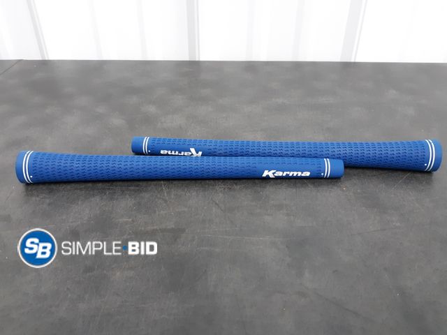 Lot 58-38066 - Lot of (2) New Karma Velour Blue Golf grip