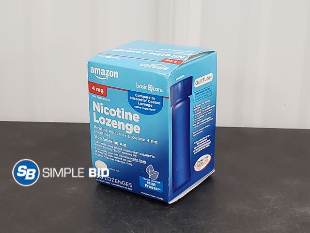 Lot 58-41149 - New Nicotine Lozenges -- 120 lozenges