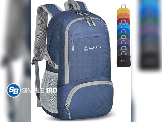 Lot 58-83094 - New ZOMAKE Lightweight Packable Backpack 30L, Foldable Hiking Backpacks Water Resistant Compact Fold...