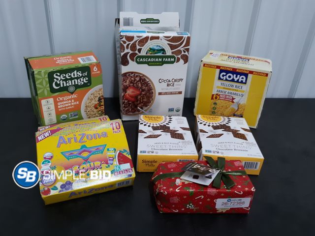 Lot 58-80924 - FOOD LOT! Lot of Various Foods - unopened - expired
