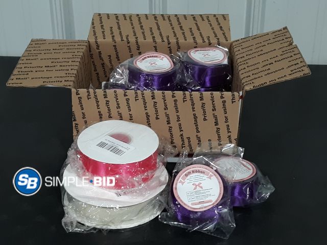 Lot 58-34240 - Box of Misc. Ribbon
