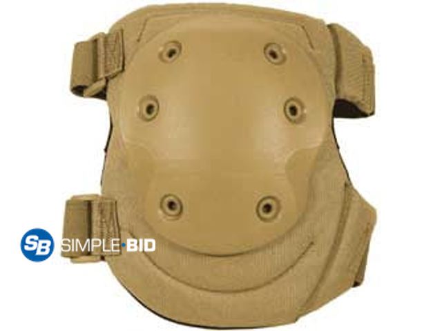 Lot 58-83376 - New BLACKHAWK! Advanced Tactical V.2 Knee Pad, Nylon, Coyote Tan 808300CT