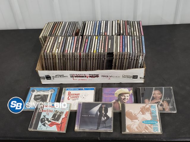 Lot 58-54829 - BOX full of CD's Variety of styles of Genre