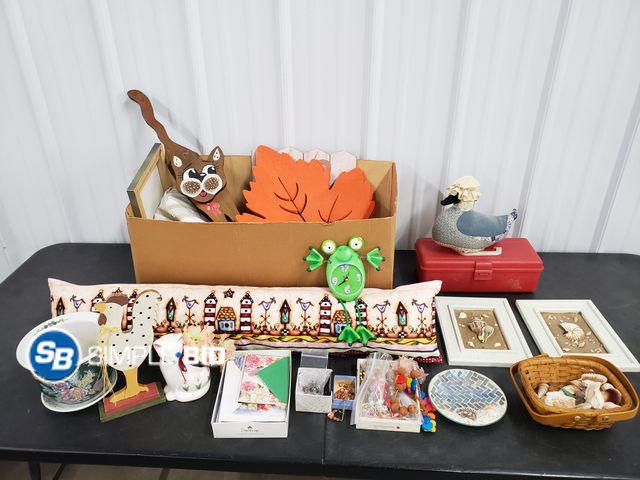 Lot 58-74398 - Lot of Household items including Decor, Figurines, Planters, and so much more - used but in good con...