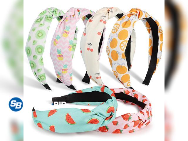 Lot 58-77712 - New DiyJibb Headbands for Women Girls - 6PCS Stylish Top Knotted Headbands - Knotted Headband for Wo...