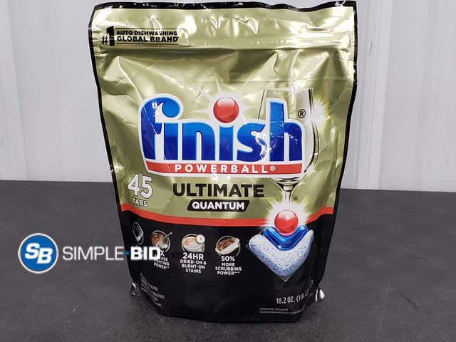 Lot 58-71837 - FINISH! Powerball Ultimate Quantum Dishwasher tabs - unopened