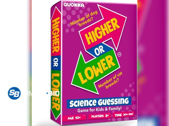 Lot 58-36963 - New QUOKKA Trivia Board Games for Kids and Adults - Version V2.0 - Family Night Science Games 4xSet ...