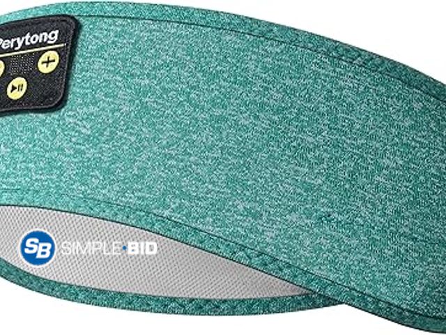 Lot 58-21917 - New Perytong Sleep Headphones, Bluetooth Sports Headband Headphones with Ultra-Thin HD Stereo Speake...