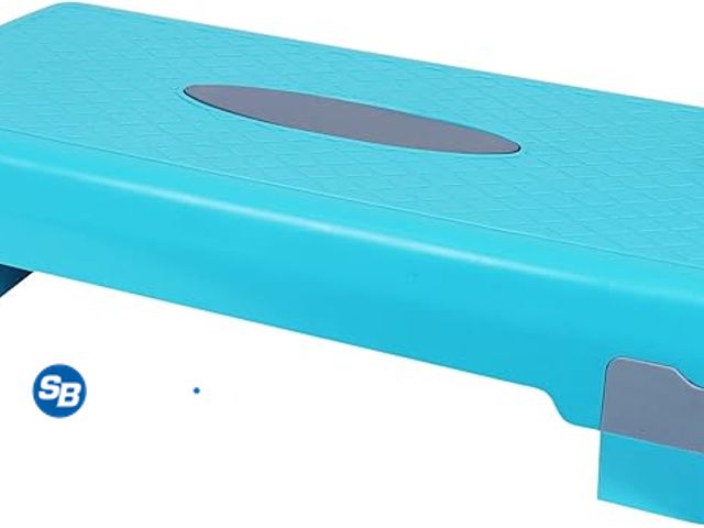 Lot 58-29163 - New Adjustable Workout Aerobic Stepper Step Platform Trainer, 27-Inch, Multiple Colors