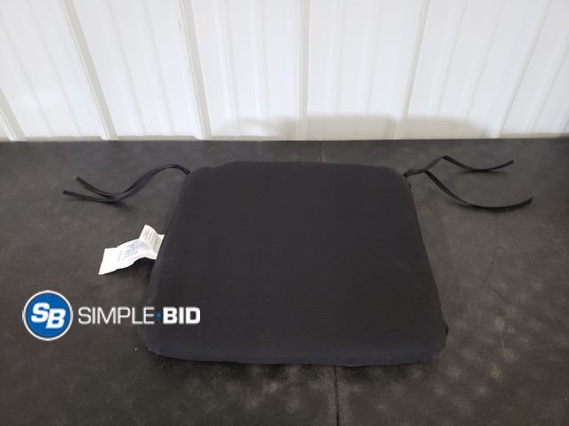 Lot 58-64068 - Mainstays Black Seat Cushion with Tie Straps