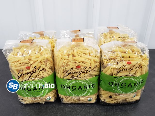 Lot 58-29777 - NOODLES! New Garofalo Organic noodles -- (2) Penne (2) Casarecce (2) Gemelli