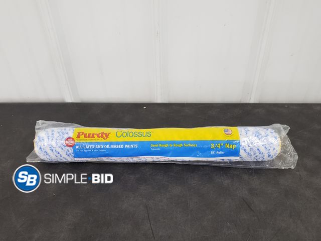 Lot 58-80373 - Purdy Colossus Paint Roller 18" 3/4" Nap - All Latex and oil Based Paints - Semi Rough to Rough Surf...