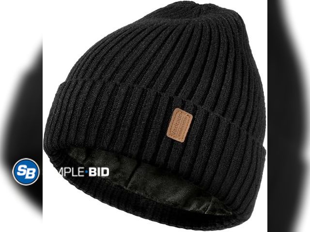 Lot 58-66739 - New Vaxirauo Warm Winter Beanie for Men Women, Soft Fleece Lined Knit Hat Unisex