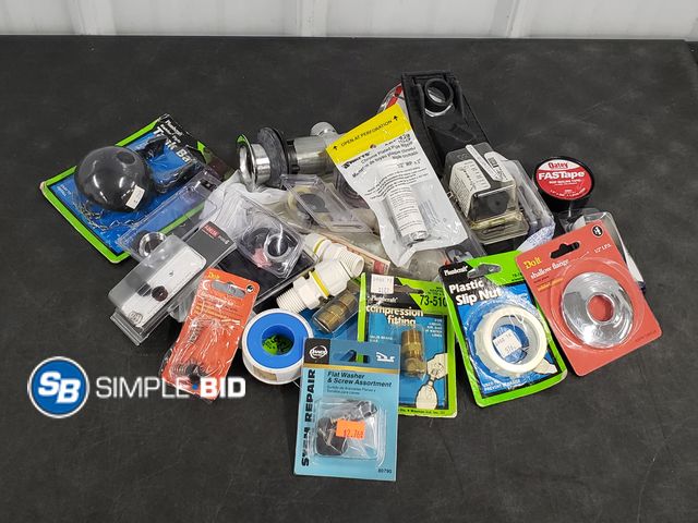 Lot 58-80958 - Lot of Plumbing Accessories, Supplies and more - unused