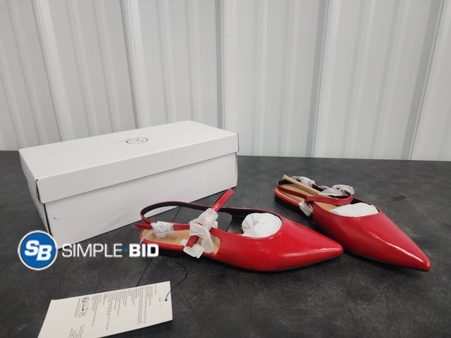 Lot 58-40357 - The Drop - Tammie - Red Dress Flats - Size 7.5 NEW