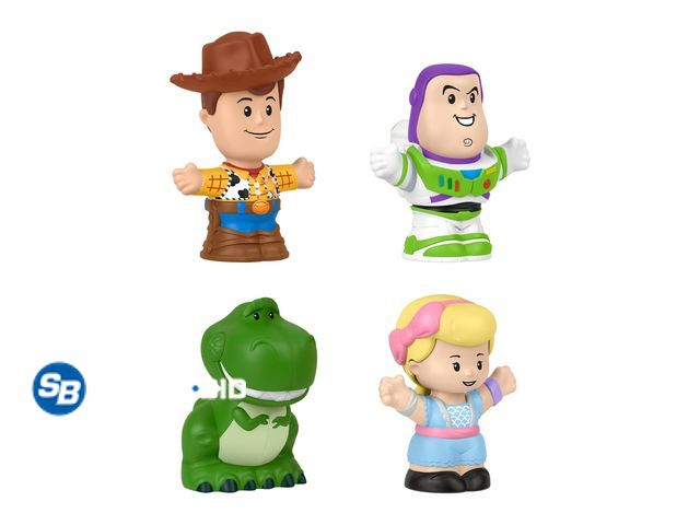 Lot 58-51486 - New Fisher-Price Little People Disney Pixar Toy Story Figure Pack for Toddlers &amp; Kids, 4 Toys