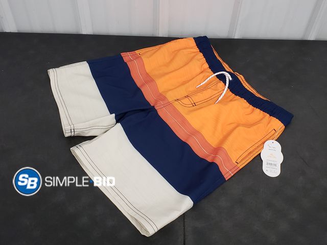 Lot 58-72299 - Wonder Nation Boys Bathing Suit - UPF 50+ Quick Dry - Size XL 14-16
