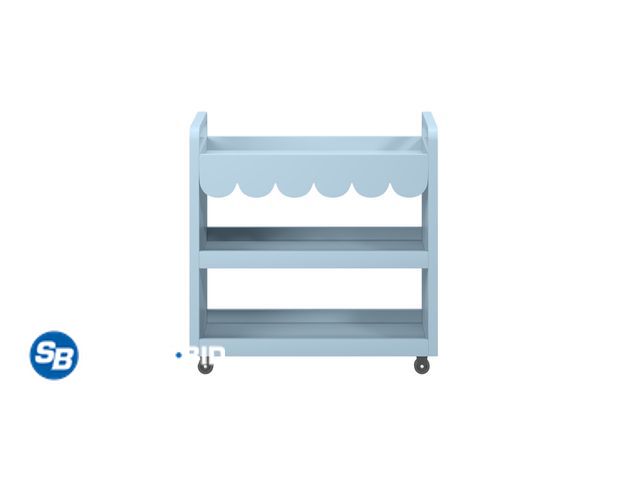 Lot 58-36702 - New House of Happy Scallop Art Cart , Blue