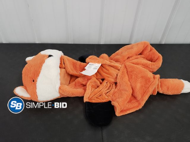 Lot 58-67820 - pillowfort Plush Fox Hooded Throw Blanket 40"x50"- Appears Unused