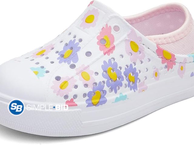 Lot 58-38961 - New EasyStar Toddler Summer Water Shoes Kids' EVA Sandals with Cushioned Fabric Heel - size 29