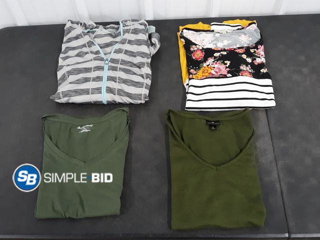 Lot 58-38357 - Lot of Women's shirts - variety of styles - SIZE L/XL - used but in good condition