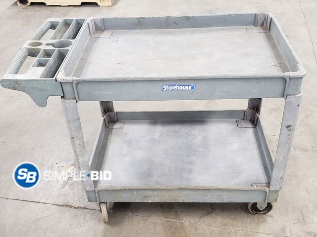 Lot 58-57634 - Storehouse PP Service Cart 36" x 24" Max Weight Cap 500lbs