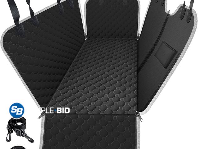 Lot 58-50741 - New Mancro Dog Car Seat Cover for Back Seat, 2026 Upgraded 600D Heavy Duty Waterproof &amp; Scratch-...