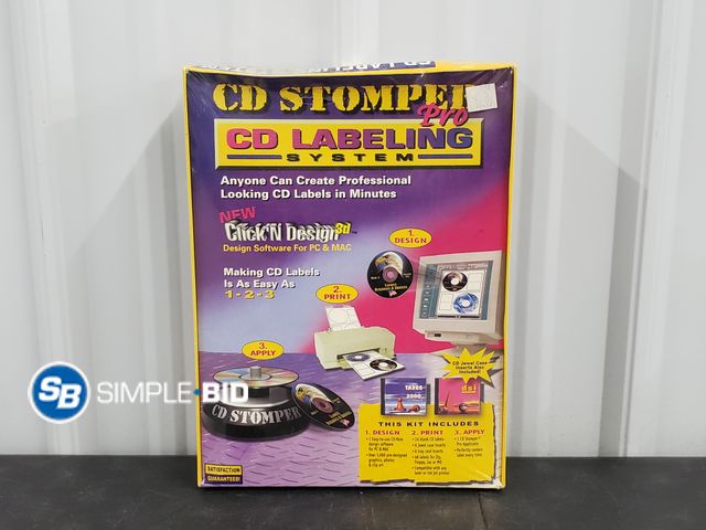 Lot 58-30854 - CD Stomper Pro - CD Labeling System
