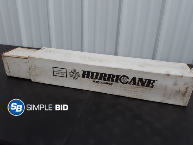 Lot 58-29233 - Jacuzzi Hurricane Submersible Mod#T1HR12P12-S2  - 12GPM, 1HP, 2 Wire, 230V, 12STG, PL