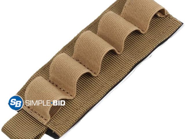 Lot 58-78199 - New Excellent Elite Spanker Tactical Nylon 5 Round Shotgun Bullet Shell Holder Elastic 12 Gauge Shot...