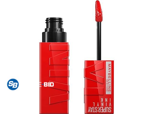 Lot 58-34165 - New Maybelline Super Stay Vinyl Ink Longwear No-Budge Liquid Lipcolor Makeup, Highly Pigmented Color...