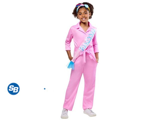 Lot 58-68424 - New Barbie Movie President Barbie Costume -- Dress up for Kids by Rubies, Girls Small