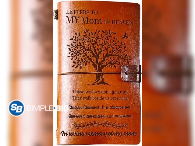 Lot 58-26375 - New Memorial Gifts for Loss of Mother, Refillable Travel Photo Diary Journal Bereavement Gift, Lette...