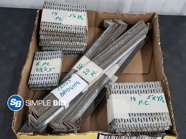 Lot 58-77616 - Large lot of Various Brackets for Building
