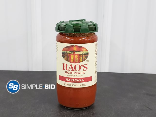 Lot 58-60991 - Rao's Homemade Marinara sauce - 28 oz - unopened