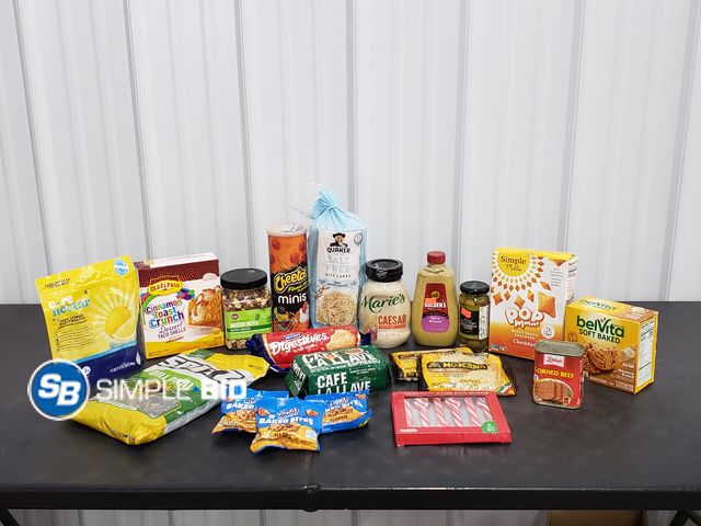 Lot 58-67874 - FOOD LOT! Lot of Various Foods - unopened - expired