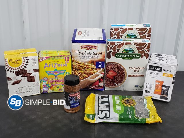 Lot 58-80926 - FOOD LOT! Lot of Various Foods - unopened - expired