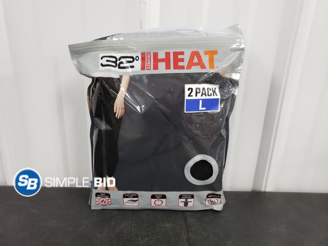 Lot 58-40541 - New Women's 32 Degree Heat Pants - SIZE L 2 pack