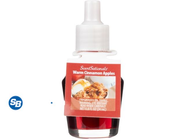 Lot 58-37534 - Lot of (2) New ScentSationals Aroma Accent Fragrance Oil, Warm Cinnamon Apple