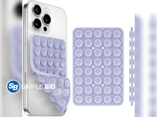 Lot 58-54008 - New Silicone Suction Cup Phone Case Mount Double Sided, Phone Accessories Hands-Free Strong Grip Hol...