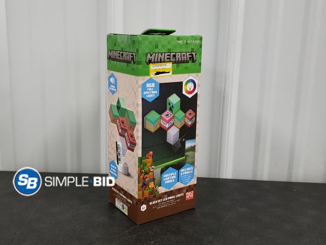 Lot 58-30198 - Minecraft RGB Full Spectrum Light! - Block Set LED Panel Lights