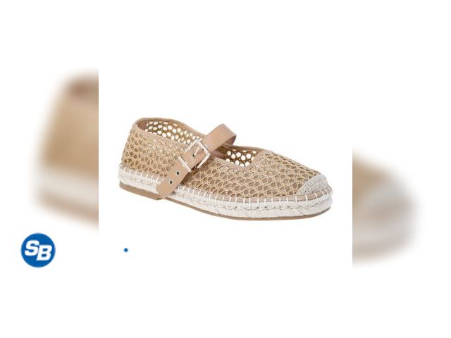 Lot 58-65633 - New Time and Tru Women's Espadrille Mary Jane Flats - SIZE 9