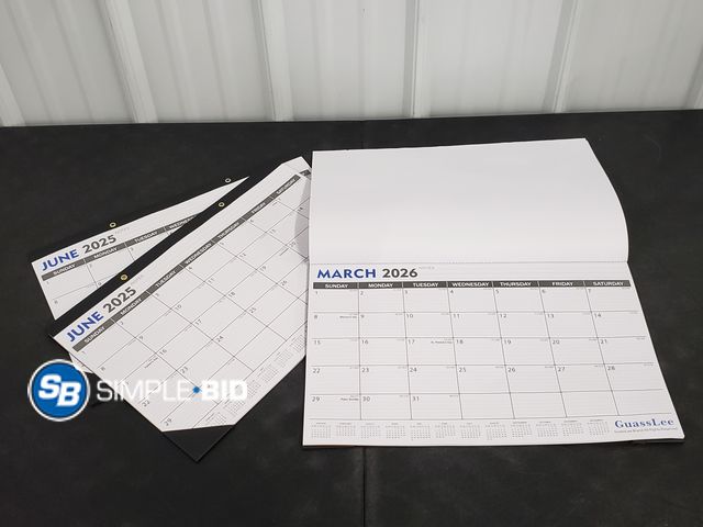 Lot 58-41620 - Lot of (3) New DESK Calendars -- goes to from 6/25--12-26
