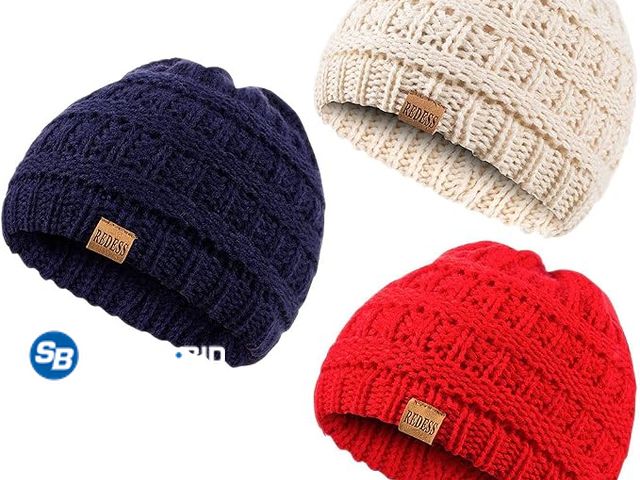 Lot 58-80812 - New REDESS Baby Kids Winter Warm Hats, Infant Toddler Children Beanie Knit Cap Girls Boys