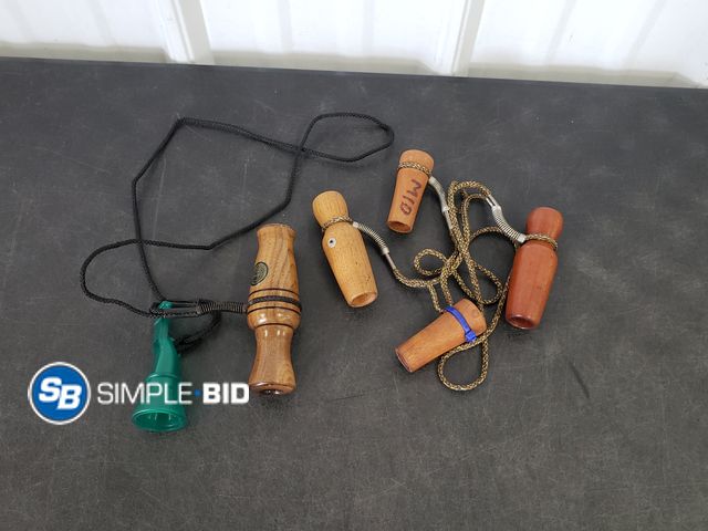 Lot 58-83453 - Lot of (6) Various Duck Calls