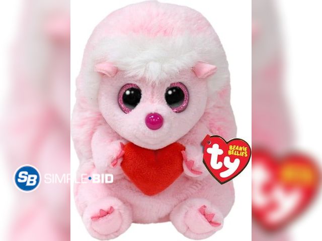 Lot 58-32515 - New TY Beanie Baby (Beanie Bellies) - CHEESECAKE Hedgehog (6 inch)