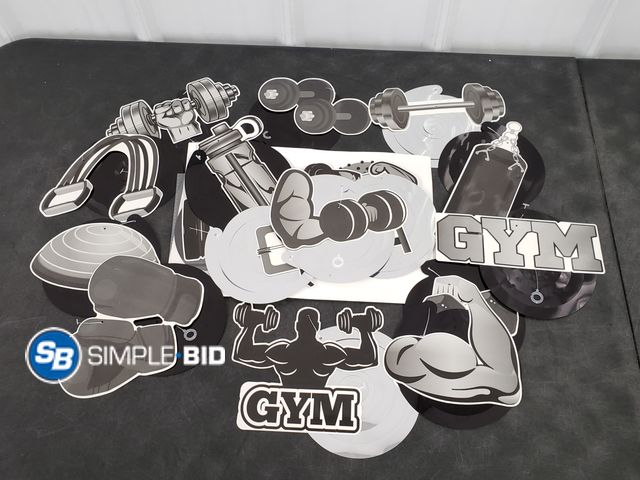 Lot 58-80376 - Gym / fitness Decor