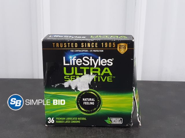 Lot 58-30639 - Life Styles Ultra Sensitive Condoms - unopened