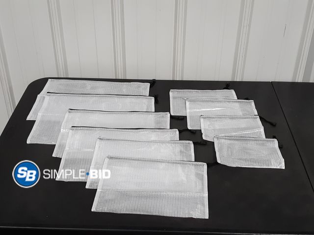 Lot 58-35151 - 10-Pack Mesh Bags - Folder/File Pocket Size