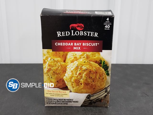 Lot 58-39502 - Red Lobster Cheddar Bay Biscuit Mix - 3 packs - unopened